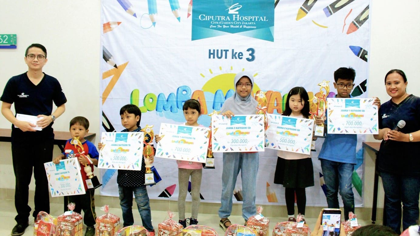 hari ulang tahun ciputra hospital ke tiga